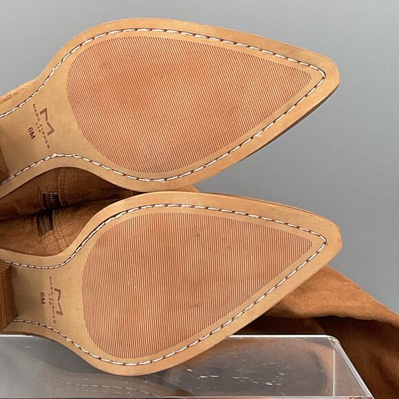 NEW Mark Fisher Women’s Garwin Over the Knee Boots Brown Size 6M - Picture 11 of 11